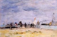 Boudin, Eugene - Deauville, the Jetty